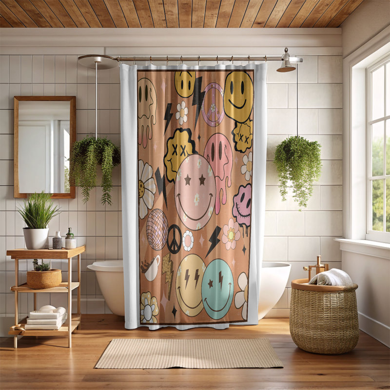 Harborside Shower Curtain, H 74 po x l 71 po