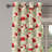 East Urban Home Poppy Flower Grommet Curtain Decorative 2-Panel Window Drapes, 50", Grey Red Beige-1618903520