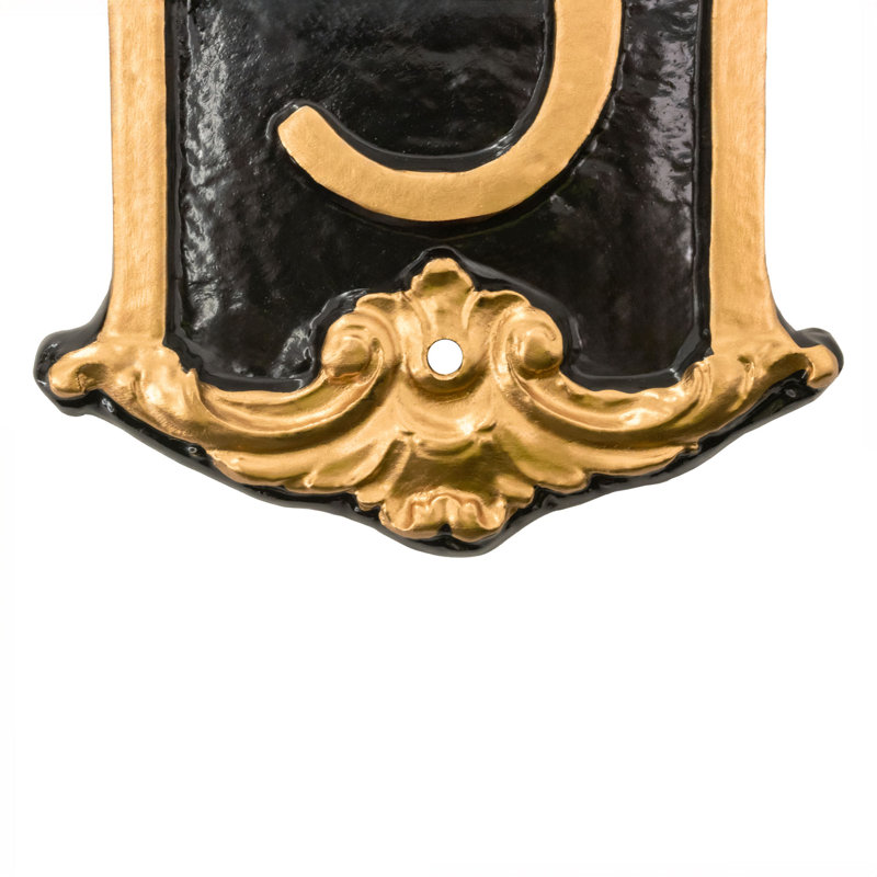 Rectangle Lawn Insert, Antique Bronze/Gold