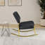 Petite chaise berçante rembourrée-1452003481