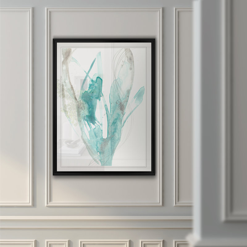 «E Water Vortex II», reproduction sur toile, H 18,5 po x l 24,5 po x P 1,5 po, Noir