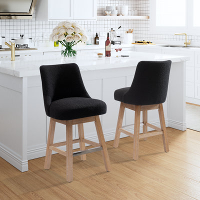 Tabouret de comptoir pivotant 26 po Breann