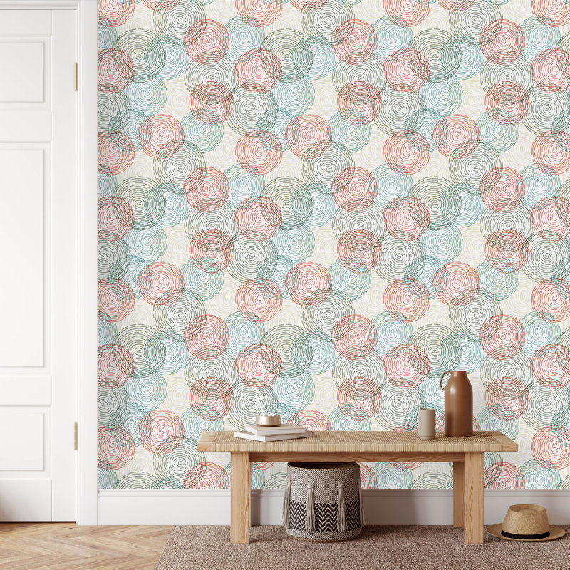Panneau de papier peint, L 18,75 po x l 25 po, Vinyle
