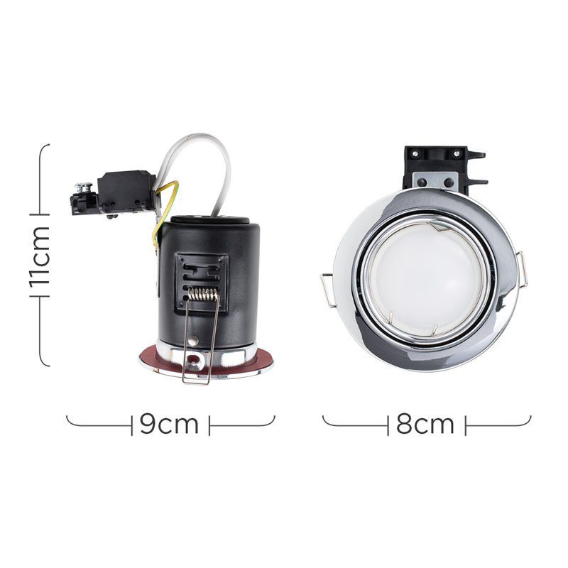 Diep Recessed Lighting Kit, Chrome