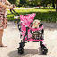 Poussette pour chien avec poussette réglable-101824085