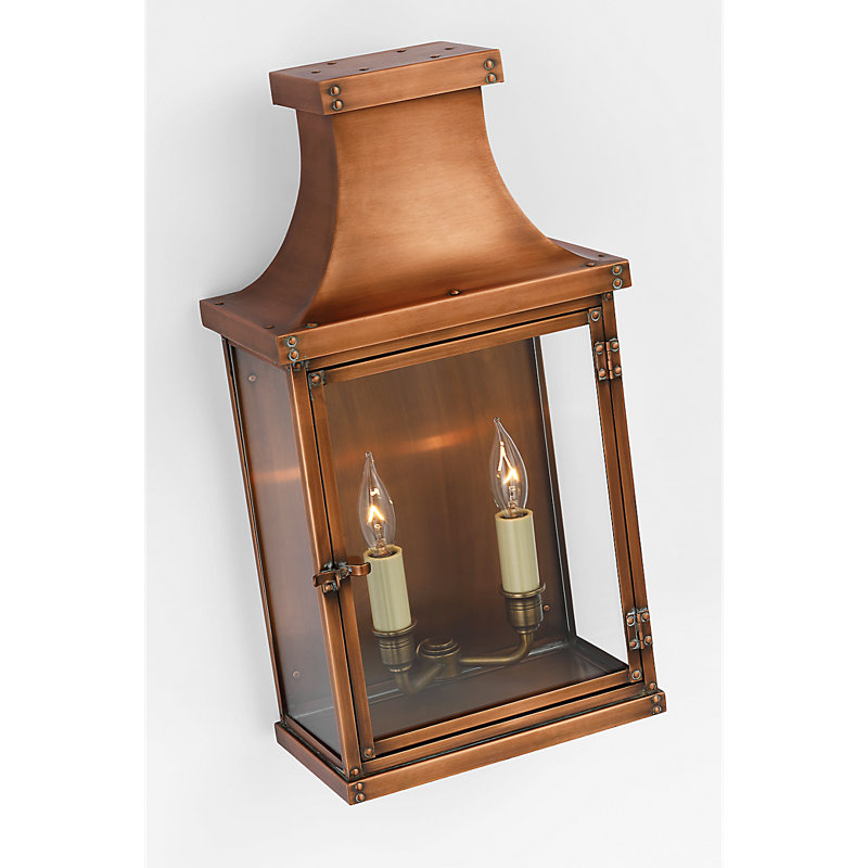 Chapman & Myers Bedford 3/4 Lantern, 18" H x 9.75" W x 6" D