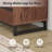 Aadam Modern TV Stand For Tvs Up To 70 Inch, Entertainment Center TV Console With 6 Drawers And Base, Media Console For Living Room, Bedroom-97946622