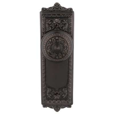 Egg & Dart Plate with Egg & Dart Door Knob