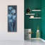 «Epic Graffiti» Evening Off White Floral 1 »par Silvia Vassileva, art mural sur toile, 20 po x 60 po