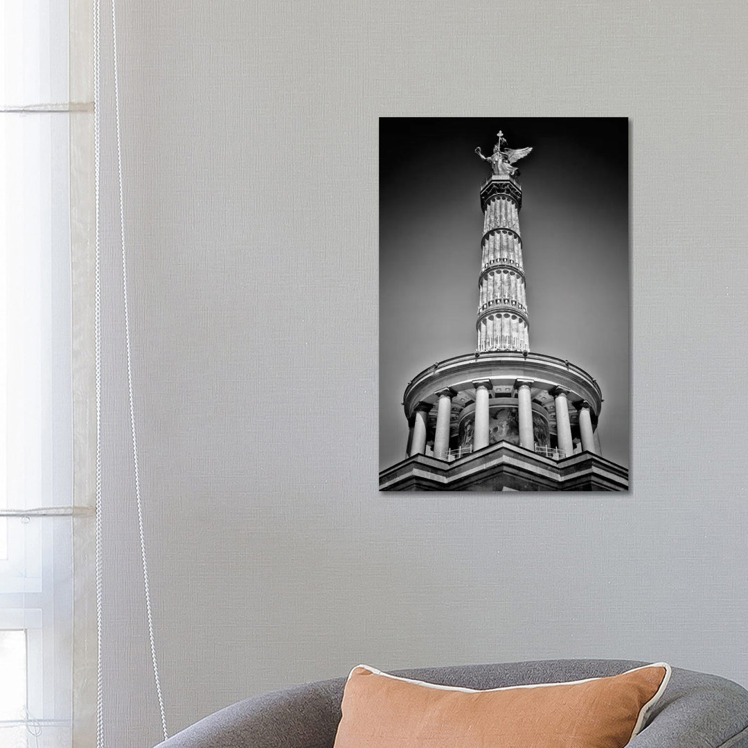 Berlin Victory Column by Melanie Viola - Wrapped Canvas Print
