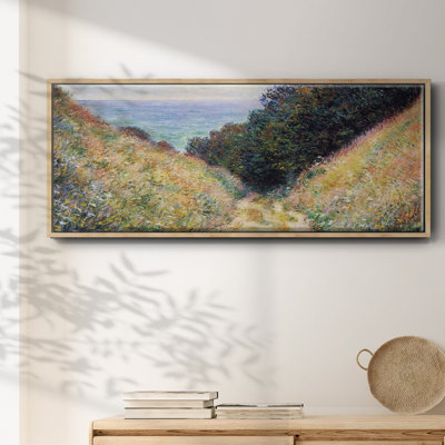 Toile encadrée «Pourville # 1» par Monet