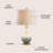 Halley Gradient 25" Ceramic/Brass LED Table Lamp-28474203