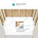 60" W x 32" D Single Threshold Shower Base with Seat