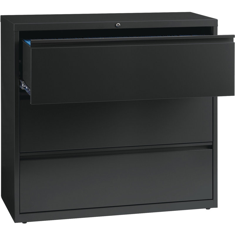Fortress 42'' Wide 3 -Drawer Steel File Cabinet