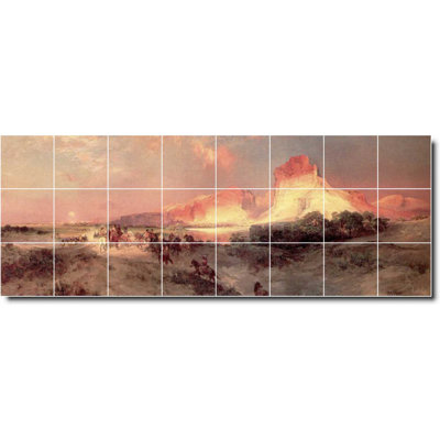 Carreau de céramique décorative 48 po x 18 po 6 po x 6 po
