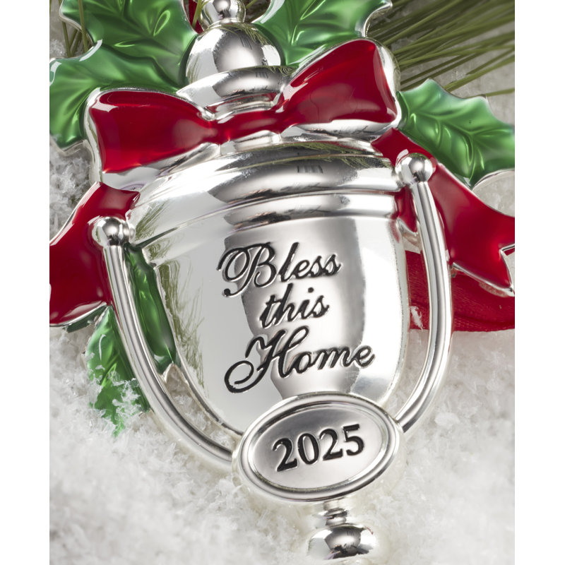 2025 Bless This Home Silverplate Ornament