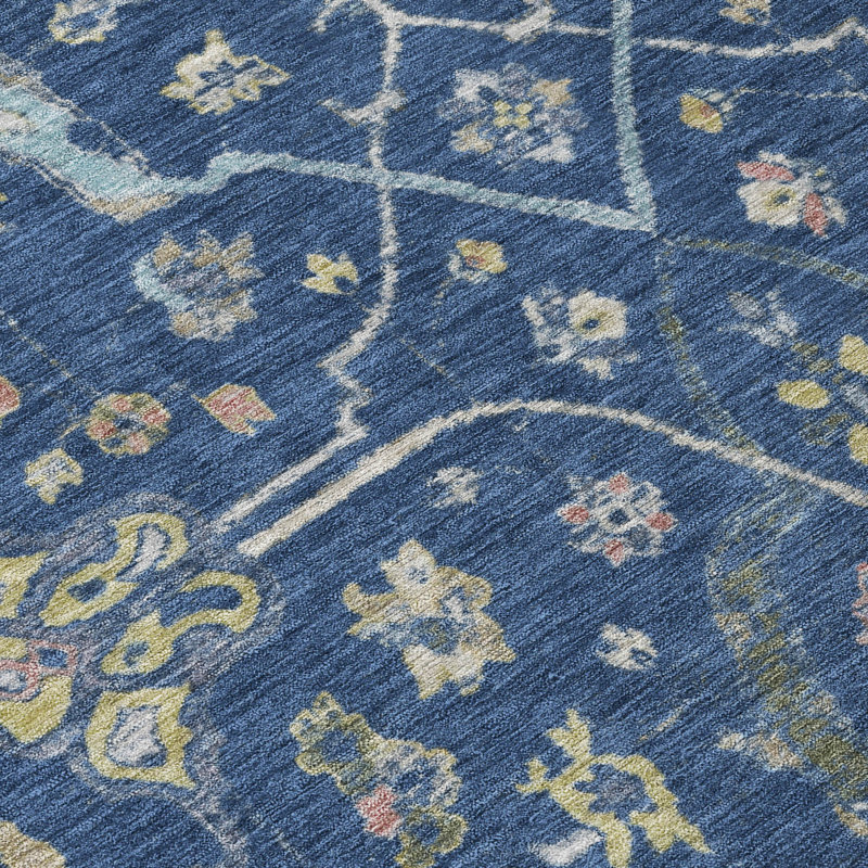 Machine Washable Indoor/Outdoor Derrick ACN2233 Global Rug, Rectangle 1'8" x 2'6"