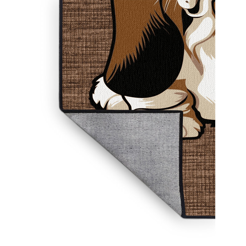 Tapis lavable Basset Hound Dogs, Tapis de couloir 2 pi x 4 pi