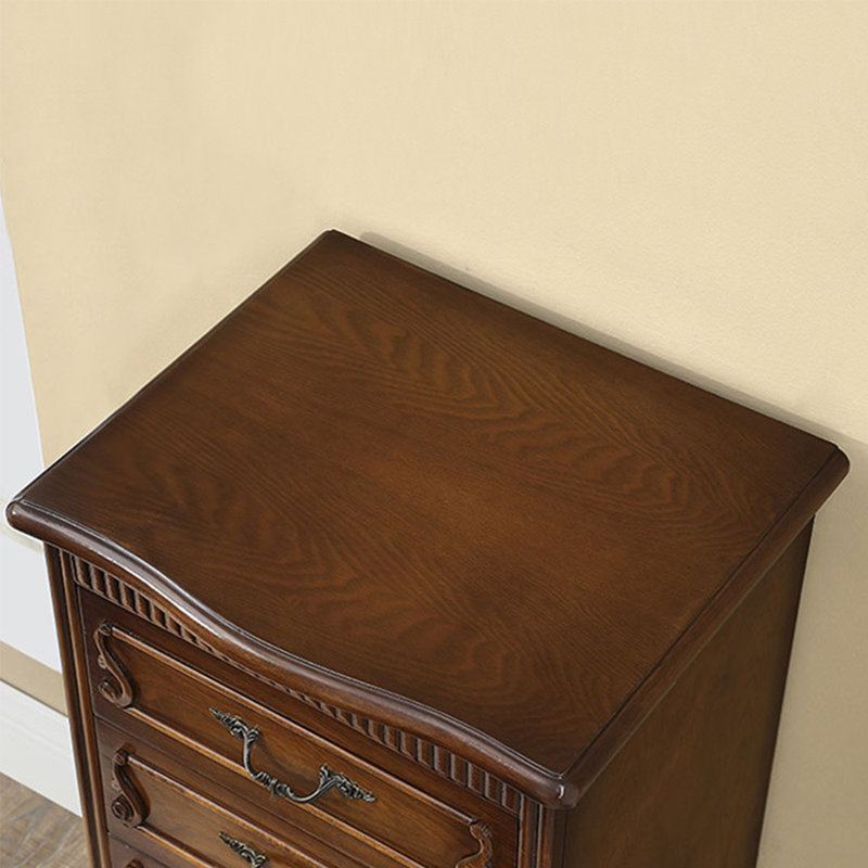 Commode d'appoint en bois massif Tayvia