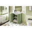 Meuble-lavabo de 30 pouces avec lavabo en céramique et armoire de rangement - look moderne
