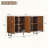 Modern Art Solid Wood Sideboard with Wave Design