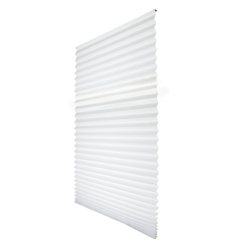 Store plissé blanc obscurcissant, L 48 po x L 72 po