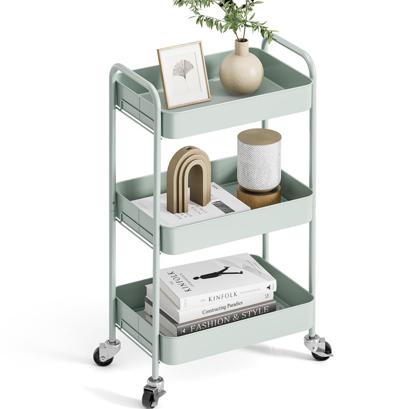 79cm H x 44cm W Utility Cart, Green