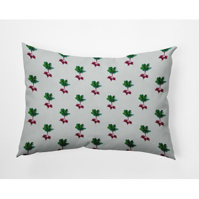 Coussin décoratif en polyester floral