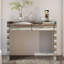 Console à miroir avec 2 tiroirs