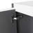 12" Bathroom Side Cabinet,2-Soft Close Doors,Float Mounting Design,12*2(KD-Packing)