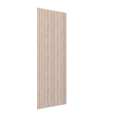 Heritage Traditional Stain Grade Slat Wall Kit w/ 1"W x 94 1/2"H Slats