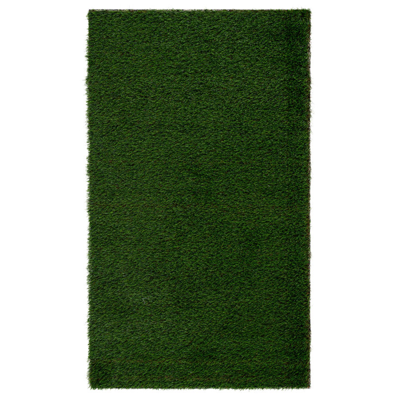 Turf Area Rug 603 Solid Color Indoor/Outdoor Rug, Rectangle 3' x 5'