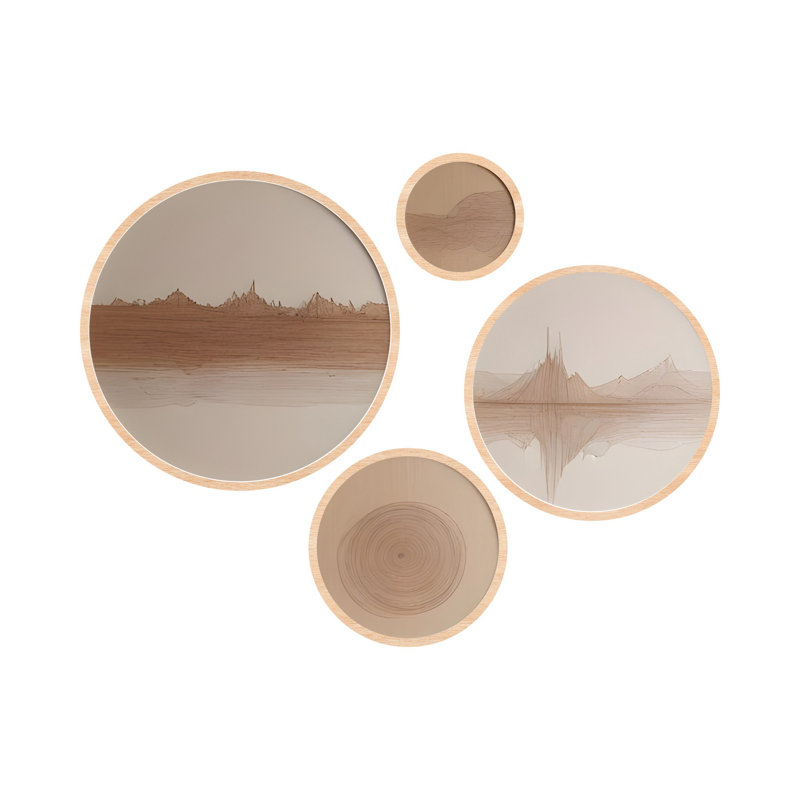 Decorative Framed MDF Painting
