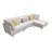 SOFA;SECTIONAL SOFA;SEPARABLE;EQUIPPED WITH PILLOWS
