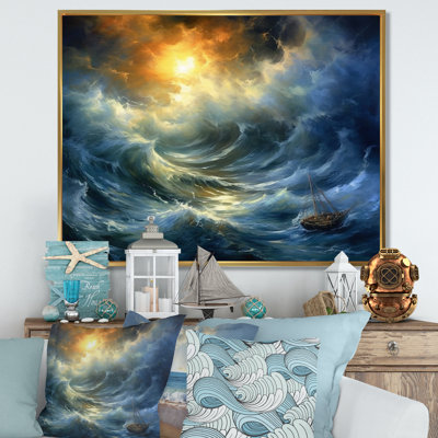 Stormy Seas I - décoration murale bord de mer