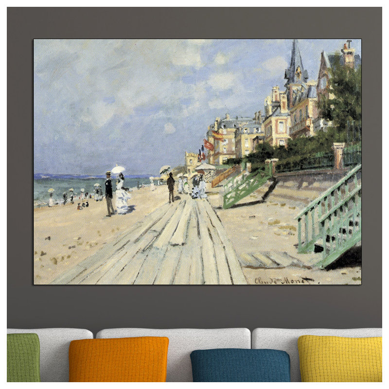 Claude Monet - Wrapped Canvas Painting, 90cm H x 120cm W x 1.8cm D