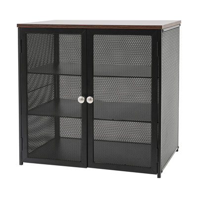Armoire de rangement de comptoir de cuisine à 3 niveaux avec portes