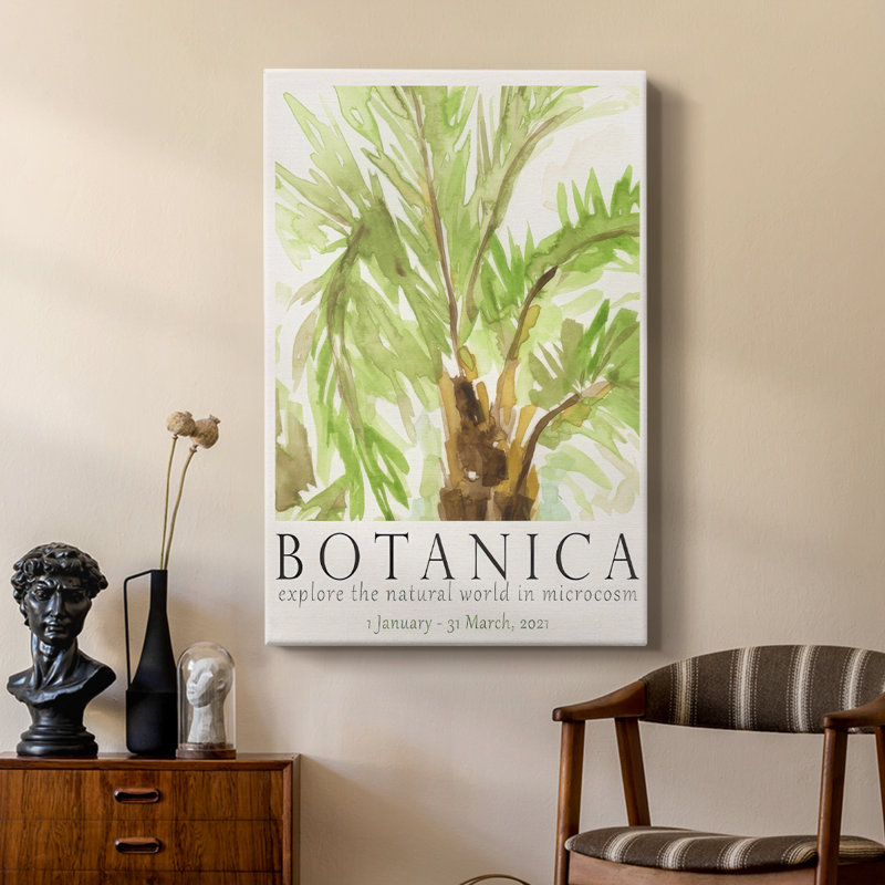 Botanica Exhibition Poster II -Custom Wrapped Gallery Cavas