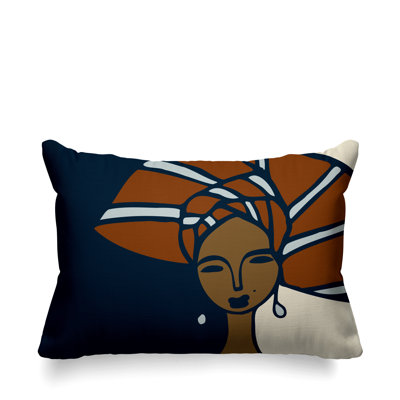 Housse et insert de coussin rectangulaire Abyoka Tribal