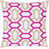 Blanc / magenta / brun clair safari