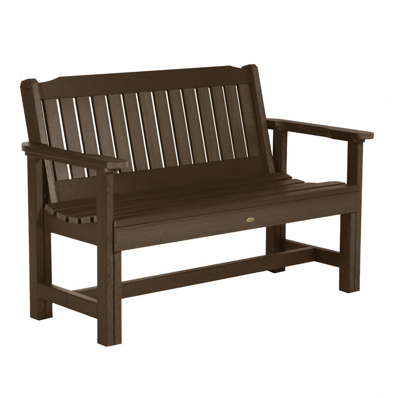 Lunz Patio Bench, Weathered Acorn