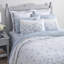 Laura Ashley Flora Cotton Reversible Blue Quilt Set-651243068