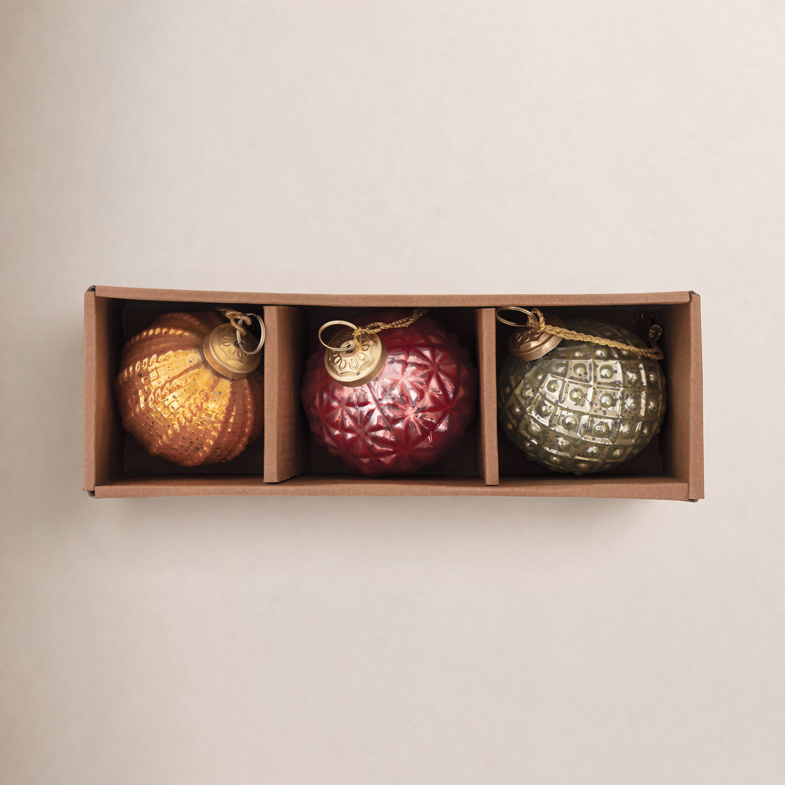 3'' Glass Ball Ornament
