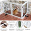 Barrière pour chien d'intérieur et pliable