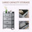 Commode 5 tiroirs en tissu