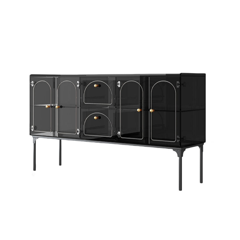 Buffet 47,2 pi, Noir, H 36,6 po x l 47,2 po x P 14,9 po