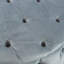 Velours neuf, gris, 29,26 po X 18,1 po, pattes en bouleau