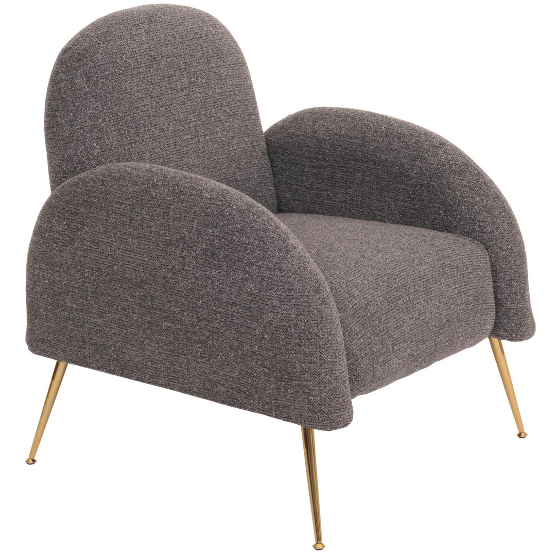 Lounge-Sessel MCW-N69, Cocktailsessel Sessel, Retro Nosagfederung Stoff/Textil Chenille