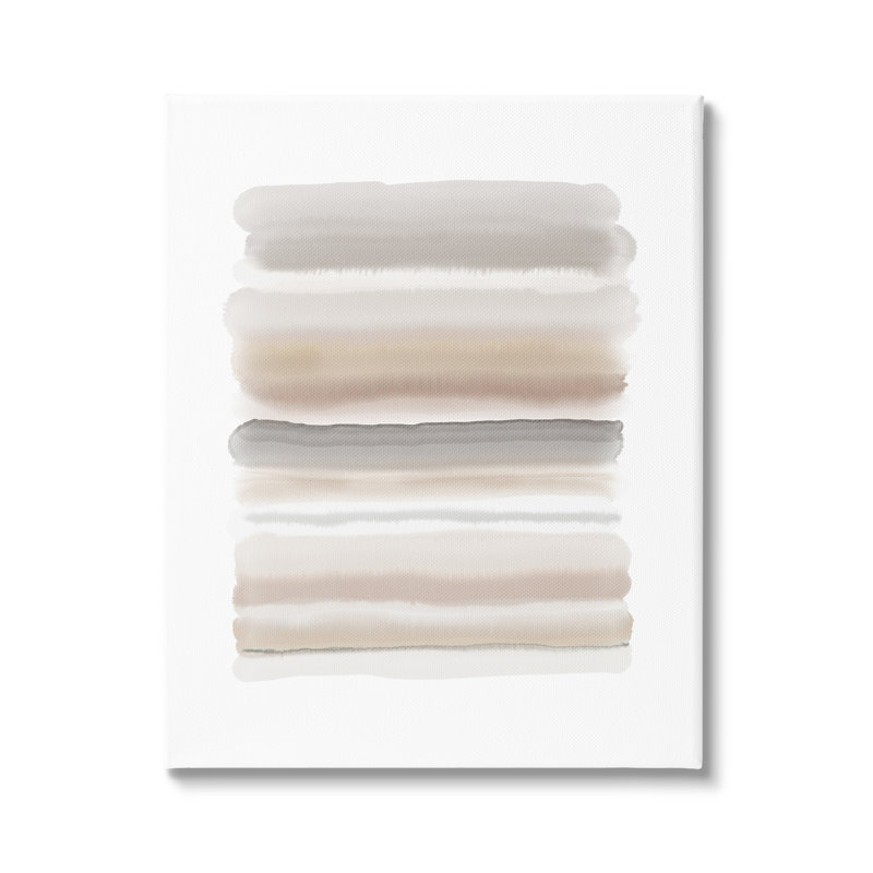 «Simple Abstract Boho Tan and Brown Opaque Watercolor» par Urban Epiphany - Peinture, Toile tendue
