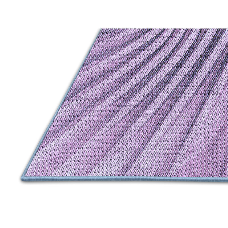 Tapis mauve en laine, Rectangle 2 pi x 3 pi